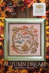 Stickvorlage Cottage Garden Samplings - Songbird's Garden 11 Autumn Dream