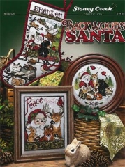 Stickvorlage Stoney Creek Collection - Backwoods Santa