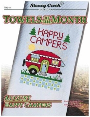 Stickvorlage Stoney Creek Collection - Towels Of The Month August