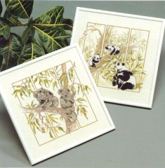 Oehlenschläger Stickpackung - Pandas