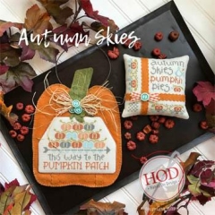 Stickvorlage Hands On Design - Autumn Skies