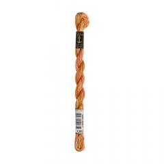 Anchor Perlgarn Stärke 5 - 5g Farbe 1385 rusty brown multicolor - 22m