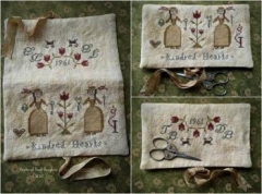 Stickvorlage Scattered Seeds Samplers - Kindred Hearts Needlekeeper