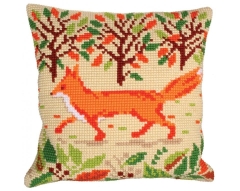 Kreuzstichkissen Collection d'Art - Red Fox