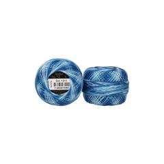 Anchor Perlgarn Stärke 8 - 10g Farbe 1211 hellblau ombre - 82m