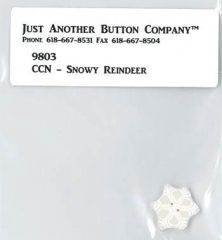 Just Another Button Company - Button Snowy Reindeer