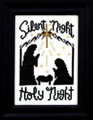 Stickvorlage Bobbie G. Designs Silent Night Holy Night