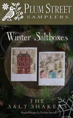 Stickvorlage Plum Street Samplers - Winter Saltboxes