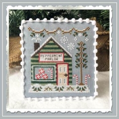 Country Cottage Needleworks - Snow Village 4 Peppermint Parlor