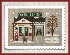 Stickvorlage Little House Needleworks - Hometown Holiday - Pop's Filling Station