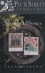 Stickvorlage Plum Street Samplers - Spring Saltboxes