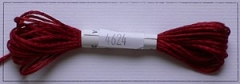 Soie d'Alger Seidenstickgarn - Farbe 4624 kühles rot extra
