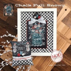Stickvorlage Hands On Design - Chalk Full Snowy