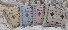 Stickvorlage Vintage Needlearts - Flowers Of Provence Sachet Set