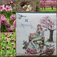 Stickvorlage Serenita Di Campagna - Spring