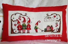 Stickvorlage Serenita Di Campagna - Merry Christmas Village