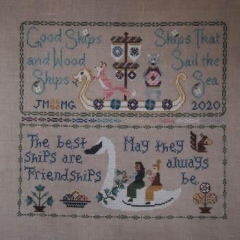 Stickvorlage Bendy Stitchy Designs - Friendship Sampler (Ausverkauf)