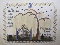 Stickvorlage Bendy Stitchy Designs - Roladex Mourning Sampler