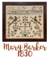 Stickvorlage Just Stitching Along - Miss Mary Barker 1830