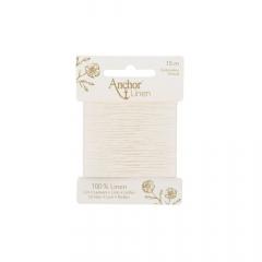 Anchor Linen Stickgarn 100% Leinen - Snowdrop (Farbe 1)