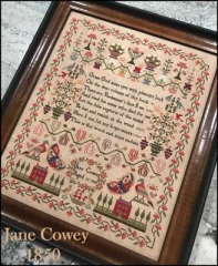 Stickvorlage The Scarlett House - Jane Cowey 1850