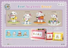 Stickvorlage Soda Stitch - Four Seasons Bunny