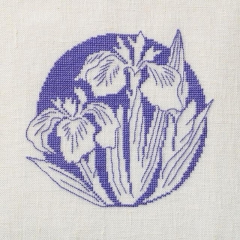 Stickpackung Haandarbejdets Fremme - Iris 16x16 cm