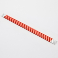 KnitPro Zing Nadelspiel 2,75 mm - 15 cm karneol