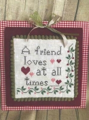 Stickvorlage Romys Creations - A Friend Loves
