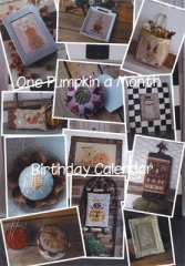 Stickvorlage Thistles - One Pumpkin a Day Birthday Calendar