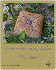 Stickvorlage MTV Designs - Dancing Bees in My Pincushion