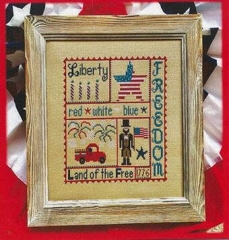 Stickvorlage Pickle Barrel Designs - Liberty