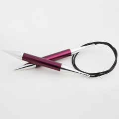 KnitPro Zing Rundstricknadel 12,00 mm - 150 cm purpur