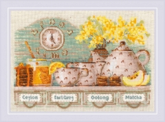 Riolis - Stickbild Tea Time