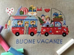 Stickvorlage Lilli Violette - Buone Vacanze