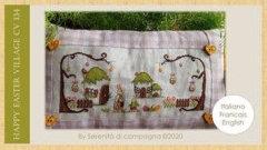 Stickvorlage Serenita Di Campagna - Happy Easter Village