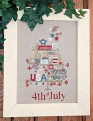 Stickvorlage Madame Chantilly - Celebrate 4th July