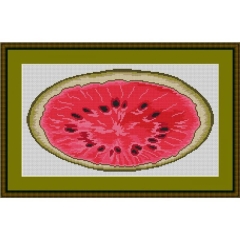 Stickvorlage Kreuzstich-Insider Melone