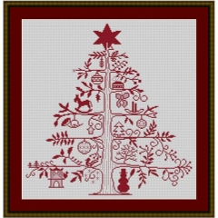 Stickvorlage Kreuzstich-Insider Weihnachtsbaum