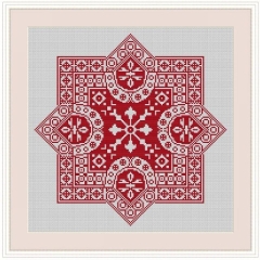 Stickvorlage Kreuzstich-Insider Ornament 1