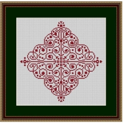 Stickvorlage Kreuzstich-Insider Ornament 2