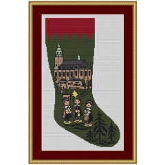 Stickvorlage Kreuzstich-Insider Stiefel Schneeberger Kirche