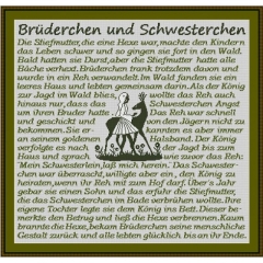 Stickvorlage Kreuzstich-Insider Brüderchen und Schwesterchen