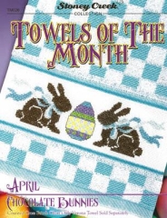 Stickvorlage Stoney Creek Collection - Towels Of The Month April