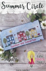 Stickvorlage Little Stitch Girl - Summer Circle