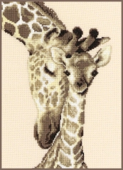 Vervaco Verachtert - Stickbild Giraffen