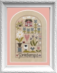 Stickvorlage Jardin Privé - Petits Moments Du Printemps