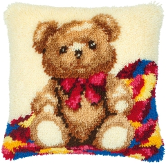 Knüpfkissen Verachtert/Vervaco - Teddybär