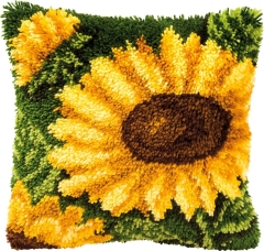 Knüpfkissen Verachtert/Vervaco - Sonnenblumen