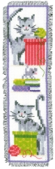 Vervaco Verachtert - Lesezeichen Katzen